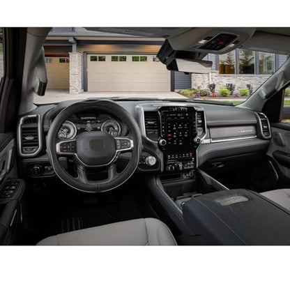 West Llama Customized Auto Car Steering Wheel Cover for Dodge RAM 1500 2500 3500, 15.5-16 inch (Black+Gray Line-Large Size) - color: D-Black+Gray, size: Large Size (15 ½''-16'')