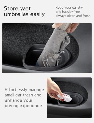 BMZX Car Trash Can Trash Bin, Accessories for Interior Mini Garbage Can, Car Door Trash Can,Multifunctional Organizers and Storage, Home and Office