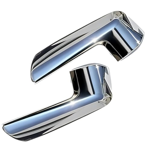 Mirror Cover Caps Compatible with GMC 2019-2025 Chevy Silverado 1500 and GMC Sierra 1500 Accessories (Chrome) - color: Chrome