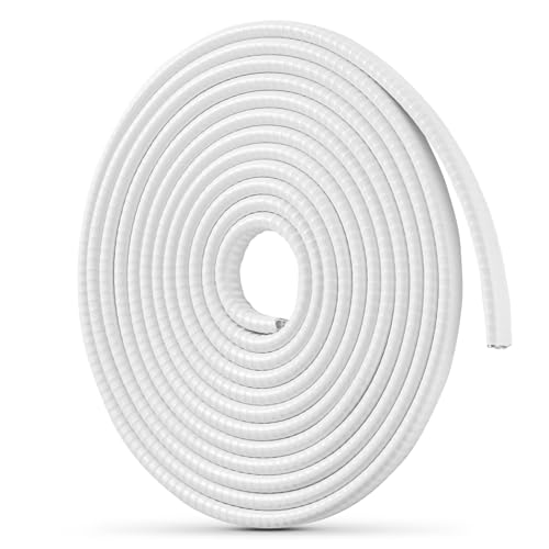 Car Door Edge Guards 16Ft(5M) Automotive Door Entry Guard U Shape Car Door Trim Protector for Most Car, White - color: White, size: 16 ft