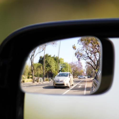 Blind Spot Mirrors for Cars - by Safe View Company - Change Lanes Confidently - Made from Real Convex Glass - Long Lasting - Easy Peel & Stick (Falcon), SVCBAME23 - size: Falcon