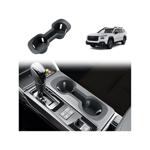 BIBIBO for New 2026 Subaru Outback Cup Holder 2026 Subaru Outback(Premium,Limited,Touring,Wilderness,Limited XT,Touring XT) Silicone Cup Holder Insert Organizer - color: Black-Cup Holder