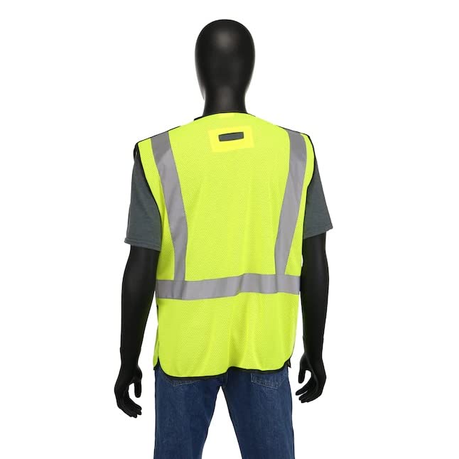 Safety Works High Visibility ANSI Class II Type R Breakaway Safety Vest