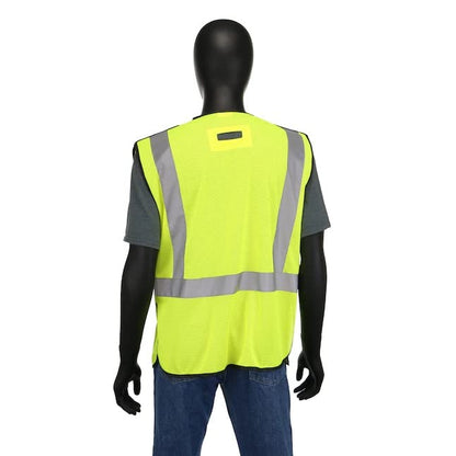 Safety Works High Visibility ANSI Class II Type R Breakaway Safety Vest