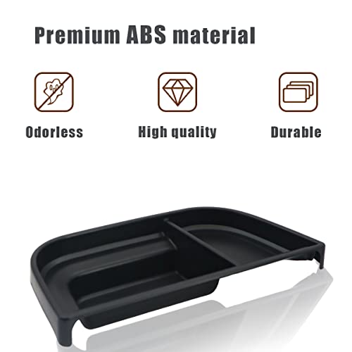 Muslogy Dashboard Storage Organizer Tray Compatible with Ford Maverick 2024 2022-2023 & Hybrid XL XLT Lariat Accessories Dash Insert Tray Behind Screen Won't Fit 2025 Maverick (Black) - size: Dashboard Storage Tray (2022-2024)