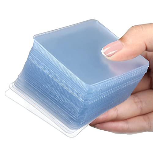 50PCS Double Sided Adhesive Pads for Mounting, 2-3/8inch Two Sided Pre-Cut Square Tape, Sticky Tack Double Sided Tape for Walls Hanging, (2-23/64inch X 2-23/64inch X 1.0MM) - size: 2-23/64inch X 2-23/64inch X 0.04inch