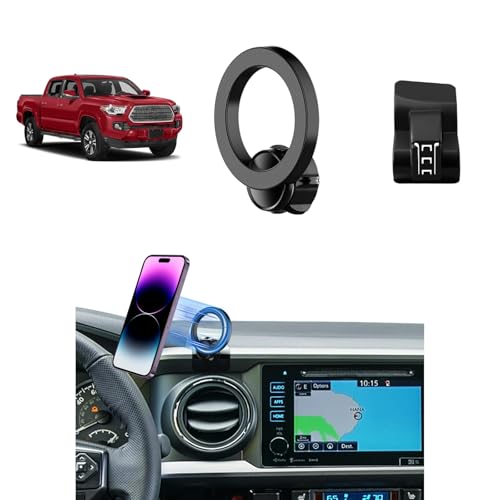 PZK Car Phone Holder for Toyota Tacoma 2016 2017 2018-2022 2023 Accessories Custom Air Vent Compatible with Magsafe Car Phone Mount Hands Free 360° Rotation Cell Phone Automobile Cradles - color: Magsafe, size: Tacoma 2016-2023