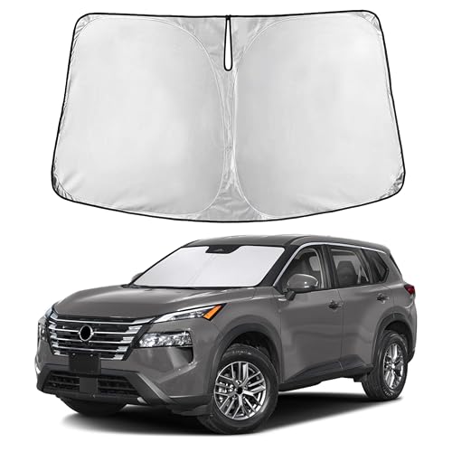 Autovir Windshield Sun Shade Fit for 2021-2024 2025 2026 Nissan Rogue Sun Shade, Front Window Sun Visor, UV Protection, Heat Blocker, Foldable Car Accessories - size: For Nissan Rogue 2021-2026