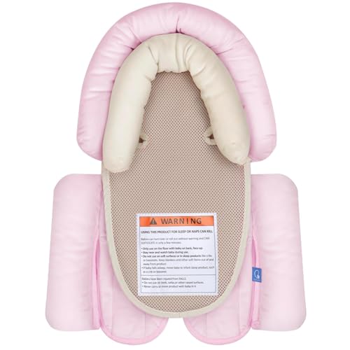 COOLBEBE Upgraded 3-in-1 Babybody Support for Newborn Infant Toddler - Extra Soft Car Seat Insert Cushion Pad, Perfect for Carseats, Strollers, Swings, Pink - color: Pink