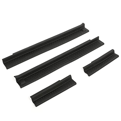 G-PLUS Door Sill Guards Kit Compatible with 2007-2018 Wrangler JKU All Terrain Entry Guard Kit Door Entry Guards Sill Protector Replacement - size: 07-18 Wrangler JKU