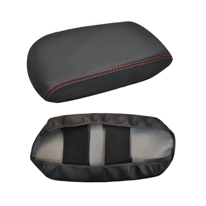 Compatible with Center Console Armrest Cover for Toyota RAV4 2013 2014 2015 2016 2017 2018 Leather Arm Rest Storage Box Lids Cushion Protector Pad - size: RAV4 2013-2018