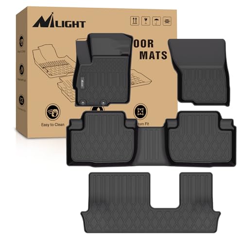 Nilight TPE Floor Mats for Mitsubishi Outlander 2014 2015 2016 2017 2018 2019 2020 2021,All Weather Custom Fit Heavy Duty Floor Liners - color: 2014-2021 Mitsubishi Outlander Floor Mat