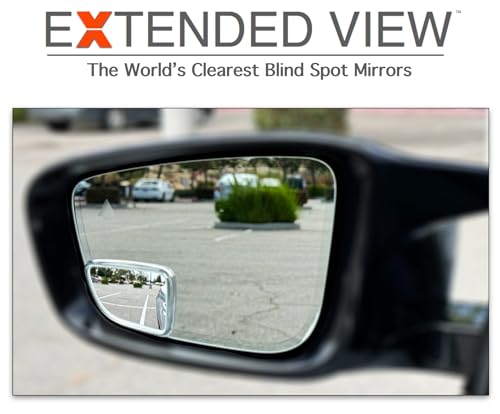 Blind Spot Mirrors- Compatible with BMW G42 230i Extended View (G42 M240i (2022 - Present)), Glass - 2 Piece Set (Left & Right) - size: G42 M240i (2022 - Present)