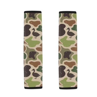 Duck Camo Universal Seat Belt Pads 2-Pack Soft Car Safety Seat Belt Strap Shoulder Pad Comfortable Car Interior Automotive Fit Most Cars, Truck, Suv, or Van - color: Duck Camo-A