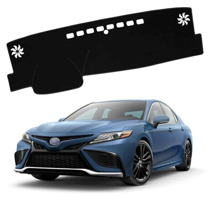 XITER Polyester Dashboard Cover Mat Carpet Dash Nonslip Sun Shade Mat Compatible For Toyota CAMRY 2018 2019 2020 2021 2022 2023 2024 - size: 2018-2024 CAMRY