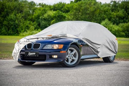 Kayme 6 Layers Car Cover Custom Fit for BMW Z3 (1997-2003) Waterproof All Weather for Automobiles, Outdoor Full Cover Rain Sun UV Protection.Silver - size: 9. Custom Fit BMW Z3