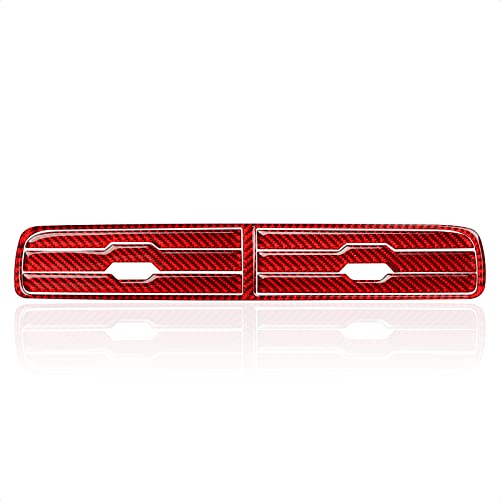 Carbon Fiber Decal Car Center Air Vent Sticker Interior Trim for Chevrolet Camaro 2010 2011 Accessories - color: Air Vent