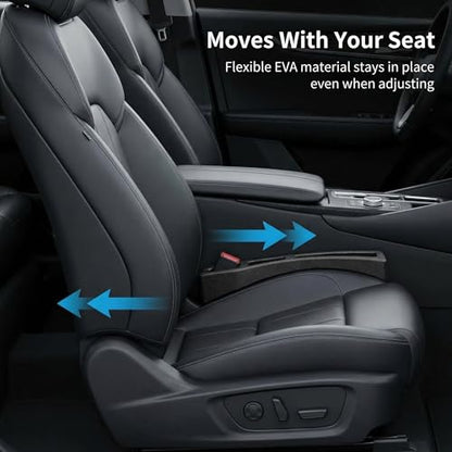 No Drop Seat Guard, Car Seat Gap Filler, Car Gap Filler Organizer, Universal Drop Seat Guards for Cars, Car Accessories Interior Prevent Stop Cellphone Wallet Keys Coins and Card from Dropping