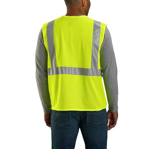 Carhartt Men's 106171 High-Visibility Mesh Multi-Pocket Class 2 Vest - size: 3X-Large-4X-Large