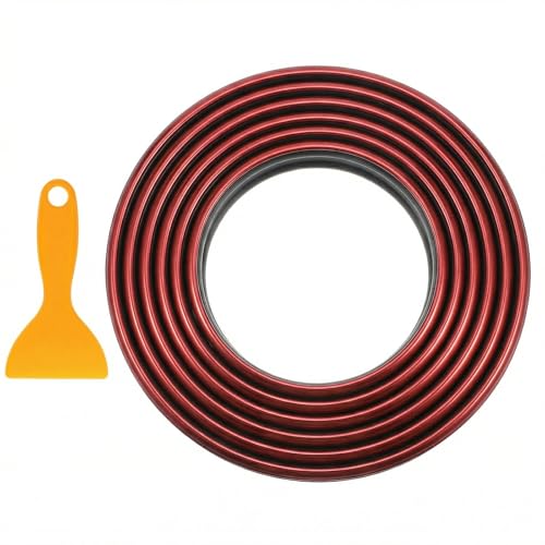Car Interior Moulding Trim Strips Red Interior Car Accessories 16.4ft Cars Electroplating Decoration Styling Door Dashboard Pinstriping Filler Insert Strips Flexible Interiors Trim Accessories