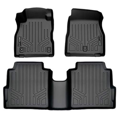 MAXLINER Custom Fit Floor Mats 2 Row Liner Set Compatible with 2018-2024 Nissan Kicks