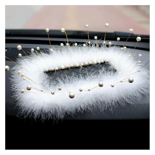 Car Dashboard Anti-Slip Mat, Pearl Feather Auto Dash Phone Hold Sticky Pad, 9.84'' × 5.51'' Vehicle Strong Gripping Mat for Keychains, Sun Glasses and Electronic Devices (Rectangular) - color: Rectangular