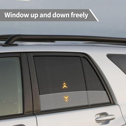 CRV Specific Side Window Sun Shades, 2017-2022 Vehicle Interior Shade for Baby Mesh Covers, Breathable, UV Protection and Heat Insulation (CRV（2017-2022）, Front+Rear side-4pcs) - size: Front+Rear side-4pcs