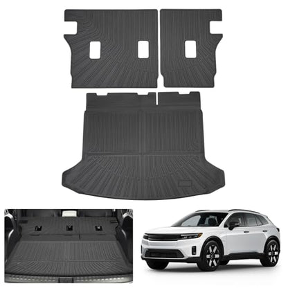 Cargo Liner for Honda Prologue/Chevy Blazer EV 2024-2026 Trunk Mat with Back Seat Cover All Weather Cargo Mat for Prologue Accessories (Trunk Mat+Backrest Mats) - size: 5Honda Prologue/Chevy Blazer EV 24-26