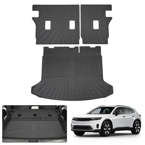 Cargo Liner for Honda Prologue/Chevy Blazer EV 2024-2026 Trunk Mat with Back Seat Cover All Weather Cargo Mat for Prologue Accessories (Trunk Mat+Backrest Mats) - size: 5Honda Prologue/Chevy Blazer EV 24-26