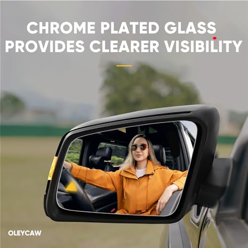 Driver Side Blind Spot Mirror Compatible with Mercedes Benz A220 W176, B250 W264, C300 W204, E350 W212, S550 W221, GLA250 X156, GLK350 X204, Mercedes Benz A B C E S Class GLA GLK, Left Side - color: Driver Side(LH)