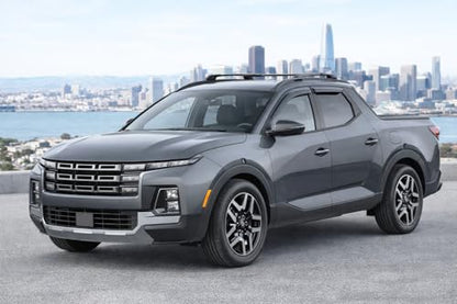2019-2026 Tape-on Rain Guards for Hyundai Santa Cruz Side Window Deflector Visors SE SEL Night XRT Limited Durable Tinted Vent Shade 2023 2024 2025 - size: For Hyundai Santa Cruz 2022-2026
