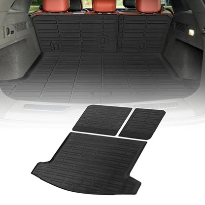 Cargo Liner Compatible with 2024-2025 Lincoln Nautilus Trunk Mat Cargo Mat Back Seat Cover Protector (Backrest Mats+Trunk Mat) - size: For 2024-2025 Lincoln Nautilus