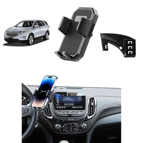 PZK Car Phone Mount for Chevrolet Equinox 2018 2019-2021 2022 2023 Accessories Chevy Car Phone Holder Auto Lock for Air Vent Hands Free 360° Rotation Cell Phone Automobile Cradles - color: Auto Lock, size: Equinox 2018-2023