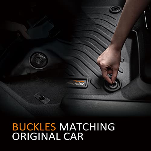 Binmotor-All Weather Floor Mats Cargo Liner for Toyota RAV4 2019-2024 2025(Only Gas Modesl), Heavy Duty Car Trunk Mat Floor Liners for RAV4 Accessories-Black - style: 8) Car Mats for Toyota RAV4 Fuel (2019-2025)