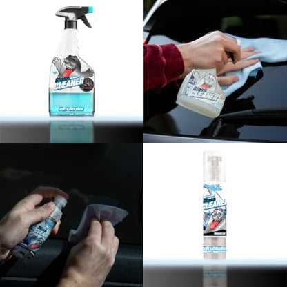 Car Cleaning Kit - Car Accessories for Interior and Exterior Cleaning, Glass Cleaner, Car Wipes, Auto Essentials - size: Starter Kit
