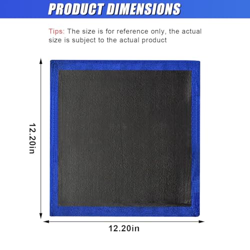 2PCS Clay Bar Towel for Auto Detailing, 12" x 12" Fine Grade Microfiber Car Chamois Towel, No-Scratch DIY Detail Clay Bar Alternative Cloth Mud Strip Cleaner Tool for Cars Detailing (2PCS) - size: 2PCS
