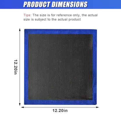Clay Bar Towel for Auto Detailing, 12" x 12" Fine Grade Microfiber Car Chamois Towel, No-Scratch DIY Detail Clay Bar Alternative Cloth Mud Strip Cleaner Tool for Cars Detailing (1PC) - size: 1PC