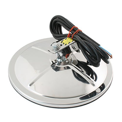 GG Grand General 33082 8” Round Convex Heated Blind Spot Mirror for Trucks, Buses, Utility Vehicles and more - size: 8"