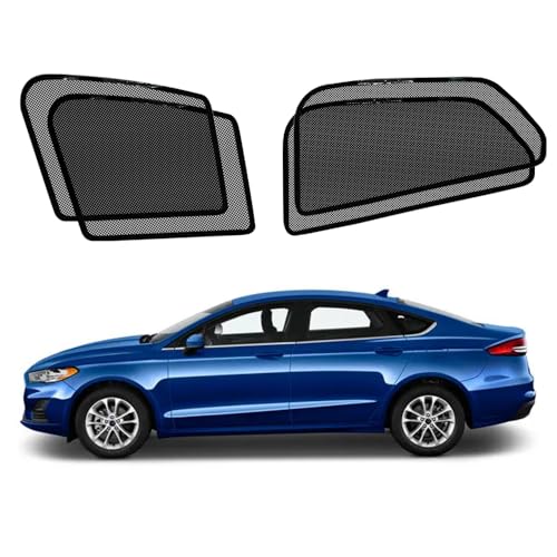 BWEN Window Sunshades Fit for Ford Fusion 2013-2021, Magnetic Car Window Shades for Sun/Heat Protection, Keeps Vehicle Cool for Camping Napping 4PCS