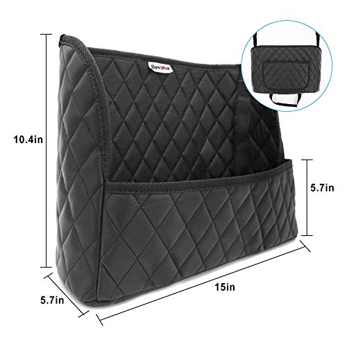 Bark Lover Car Handbag Holder, Seat Back Organizer, Barrier of Backseat Pet Kids, Purse Storage & Pocket, Car Accessories, Mesh Handbag Holder - style: Extra Space