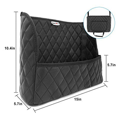 Bark Lover Car Handbag Holder, Seat Back Organizer, Barrier of Backseat Pet Kids, Purse Storage & Pocket, Car Accessories, Mesh Handbag Holder - style: Extra Space