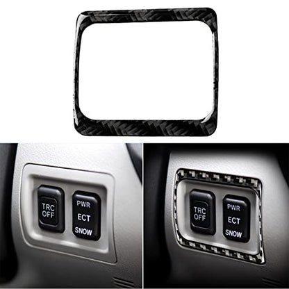 NVCNX Real Premium Carbon Fiber for Lexus IS250 is 250 IS350 2006-2013 2007 2008 2009 2010 2011 2012 / IS250C IS350C 2010-2015 Accessories Car Dash TRC Switch Frame Cover Interior Trim Sticker 1PC - color: TRC Switch