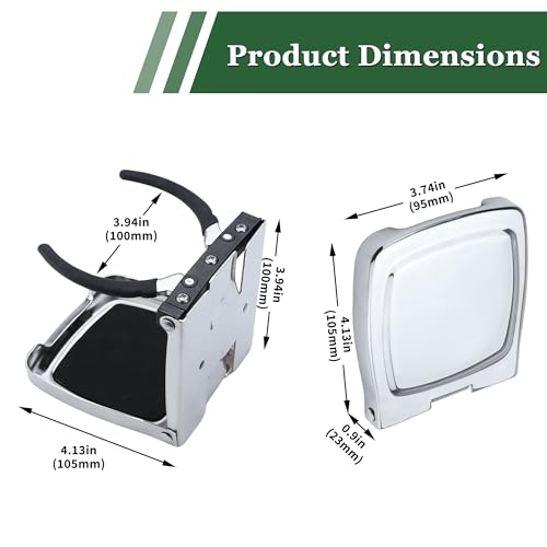 Folding Cup Holders 304 Stainless Steel Adjustable Cup Holder for Car Home Trucks RVs Vans Boats Campers Caravans Yacht (Silver) - color: Silver
