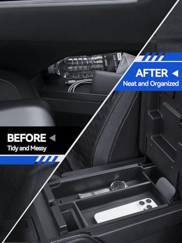 for Pathfinder Center Console Organizer Double-Layer 2022-2025 2026 Nissan Pathfinder(S/SV/SL/Rock Creek/Platinum) Accessories Armrest Box Organizer + Lower Console Organizer Tray Set 2-Pack - size: for 2022-2026 Pathfinder