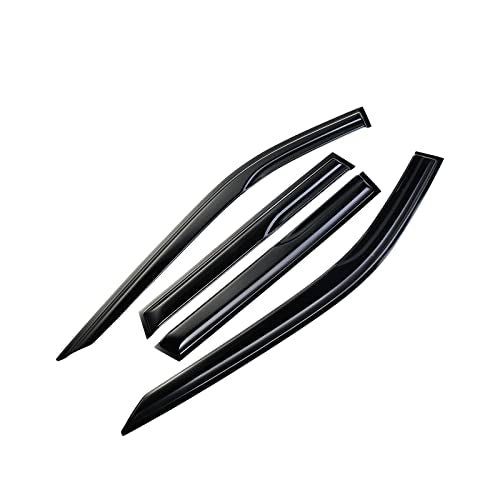 Tape-On Side Window Visor Deflectors Rain Guards Designed for Nissan Rogue 2021 2022 2023 S SV SL Platinum - size: 2021-2023 Nissan Rogue S SV SL Platinum