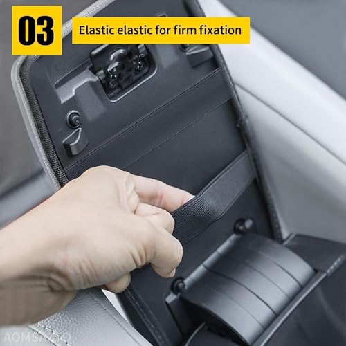 AOMSAZTO Light Gray Console Covers for 2011-2019 Ford Explorer - color: gray