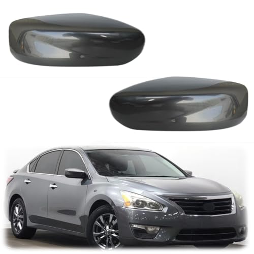 Mirror Cover Caps Housing Replacement for Nissan Altima 2013-2018 (GRAY) - style: GRAY