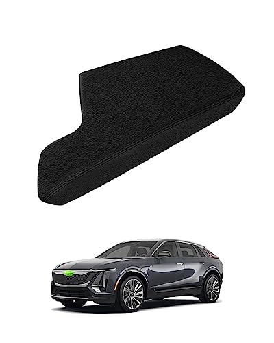 Autorder Center Console Cover for 2023-2025 2026 Cadillac Lyriq Accessories Armrest Cover Anti-Scratch Middle Console Pad Leather Armrest Protector - size: Cadillac Lyriq 2023-2026
