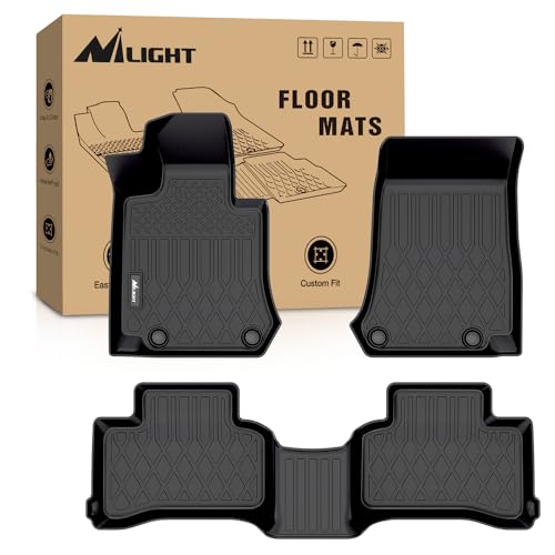 Nilight TPE Floor Mats for Mercedes Benz GLC 300 GLC 43 GLC 63 2016 2017 2018 2019 2020 2021 2022,All Weather Custom Fit Heavy Duty Floor Liners - color: 2016-2022 Benz GLC