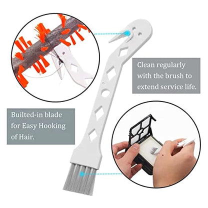 GLOGLOW Handheld Vacuum Cordless, Powerful Suction Rechargeable Car Vacuum with LED Light, Lightweight Portable Hand Vacuum for Home Car Pet Hair, with Crevice Tool and Brush
